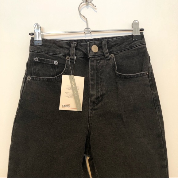 ASOS Petite High Rise Slim Mom Jeans - Picture 4 of 8